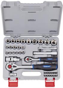 38 PCS 1/4 & 1/2 DRIVER SOCKET BIT SET